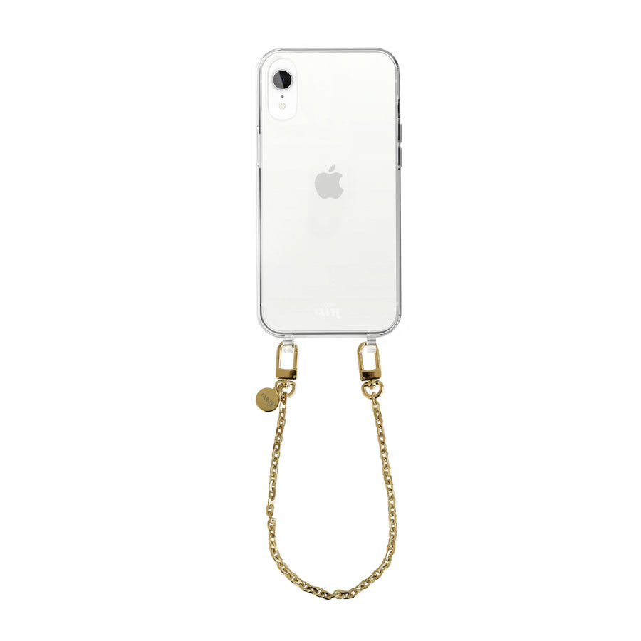 iPhone XR - Dreamy Transparant Cord Case - Short Cord