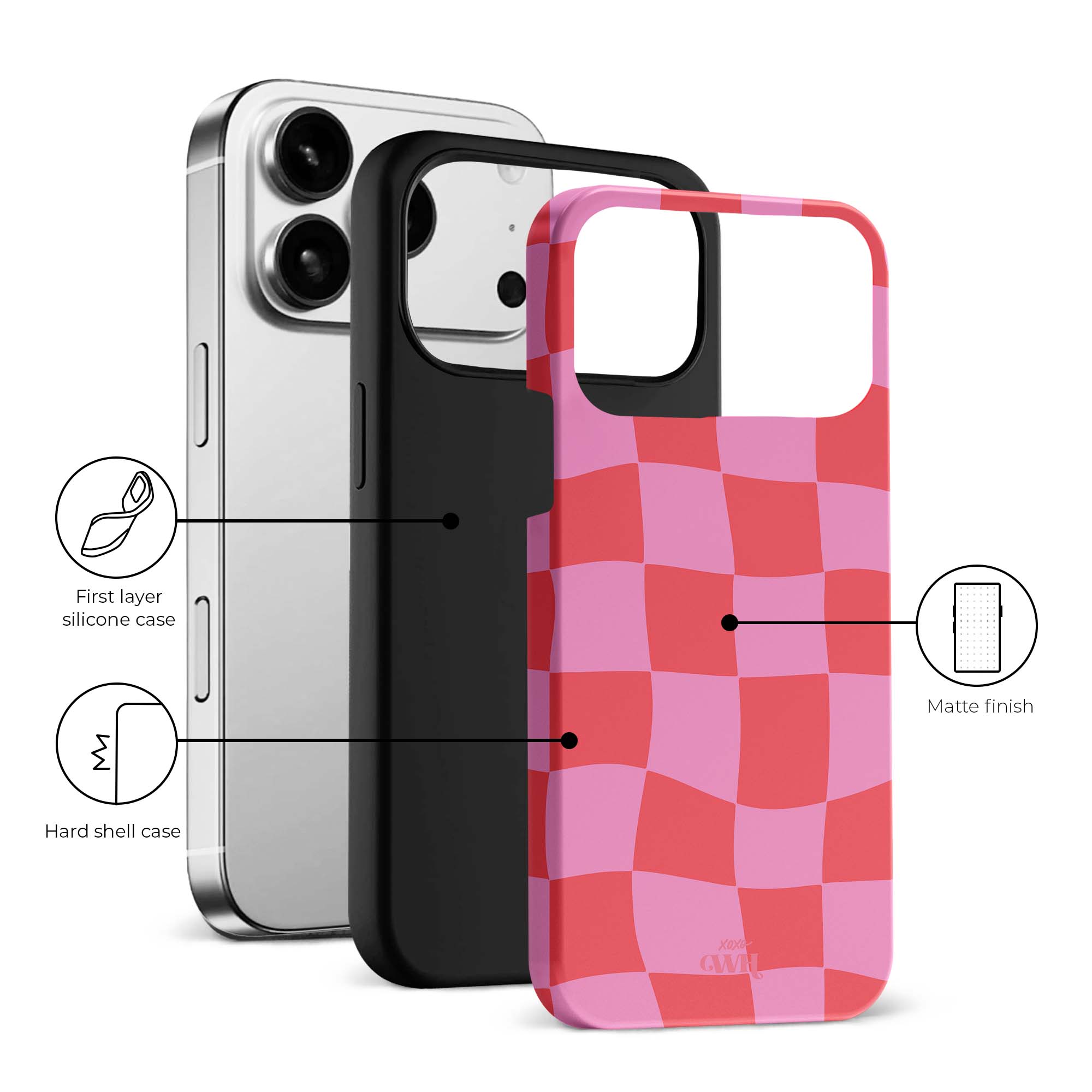 xoxo Wildhearts Drunk In Love MagSafe - Double Layer - iPhone 17 Pro Max