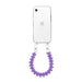 iPhone XR - Funky Hearts (Purple) Transparant Cord Case