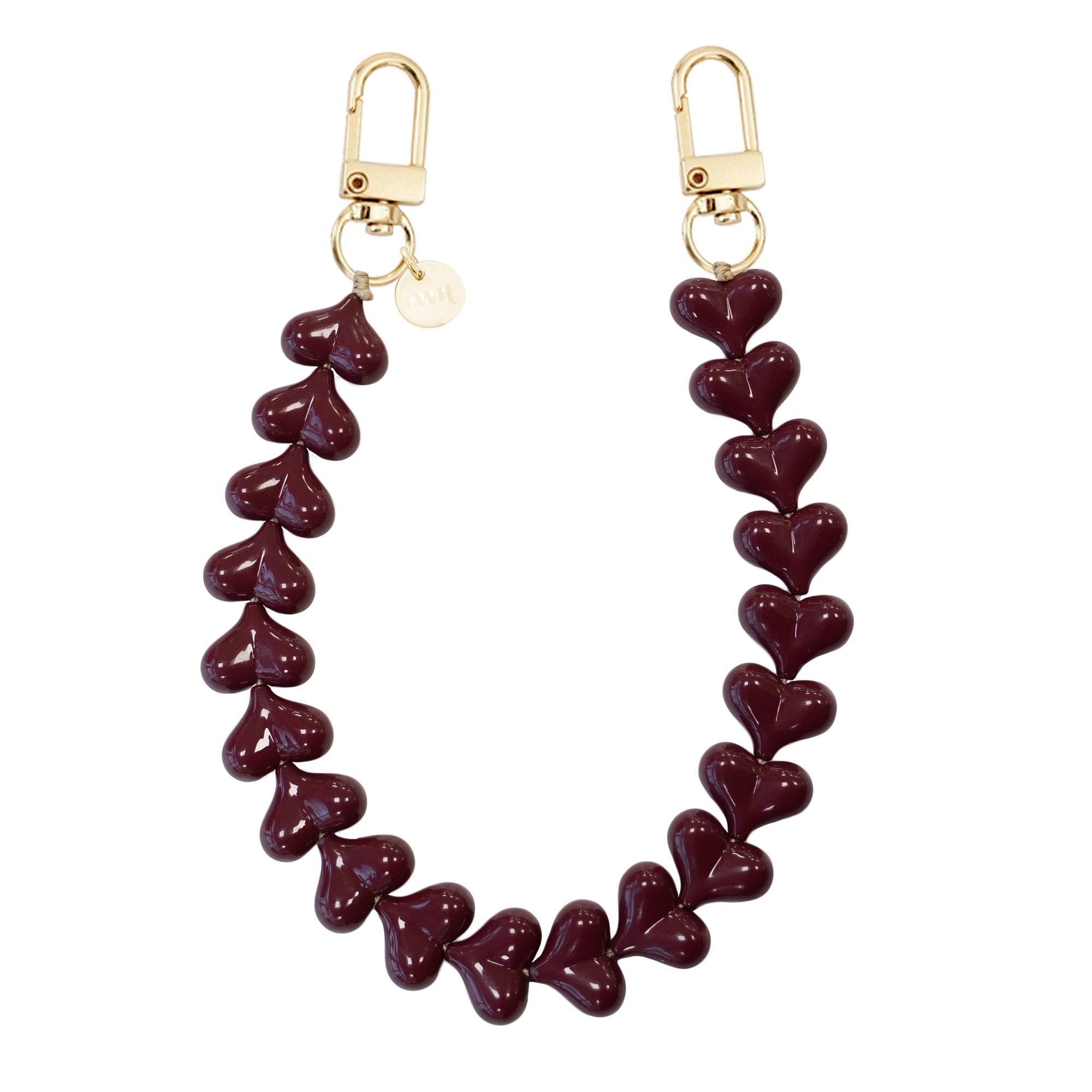 xoxo Wildhearts Funky Hearts Cord (burgundy)