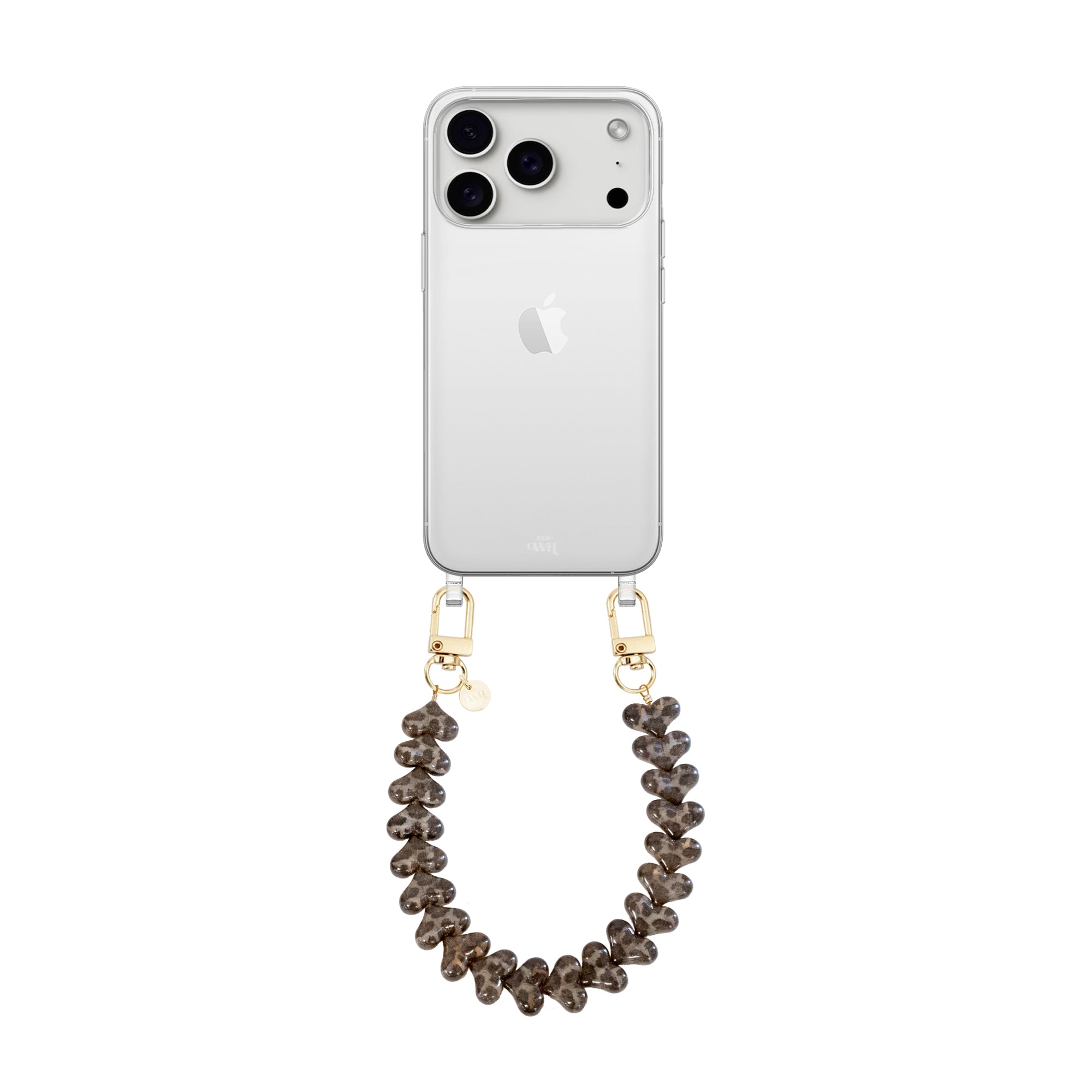 xoxo Wildhearts iPhone 17 Pro Max - Funky Hearts (Leopard) Transparant ...