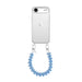 iPhone 17 Air - Funky Hearts (Light Blue) Transparant Cord Case
