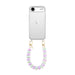 iPhone 17 Air - Funky Hearts (Purple & Green Metallic) Transparant Cord Case