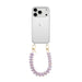 iPhone 17 Pro Max - Funky Hearts (Purple Metallic) Transparant Cord Case