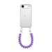 iPhone 17 Air - Funky Hearts (Purple) Transparant Cord Case