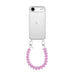iPhone 17 Air - Funky Hearts (Pink) Transparant Cord Case