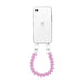 iPhone XR - Funky Hearts (Pink) Transparant Cord Case