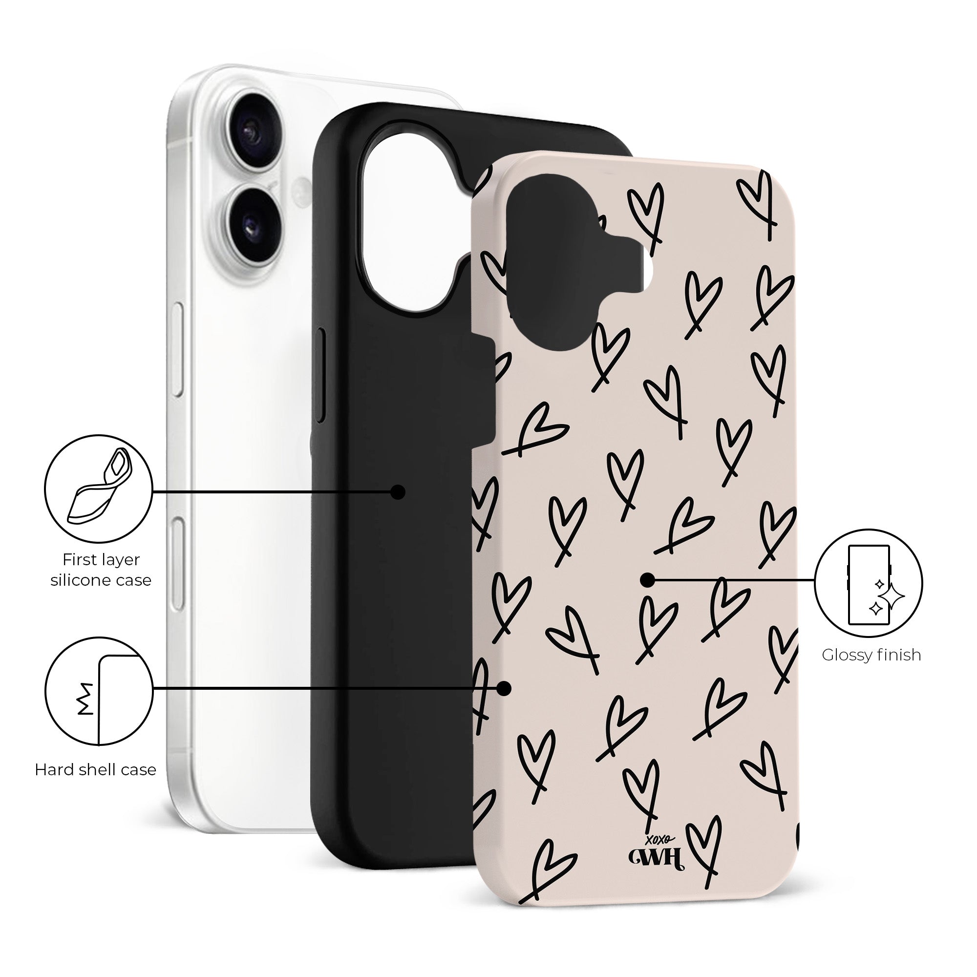 xoxo Wildhearts All Yours MagSafe - Double Layer - iPhone 17