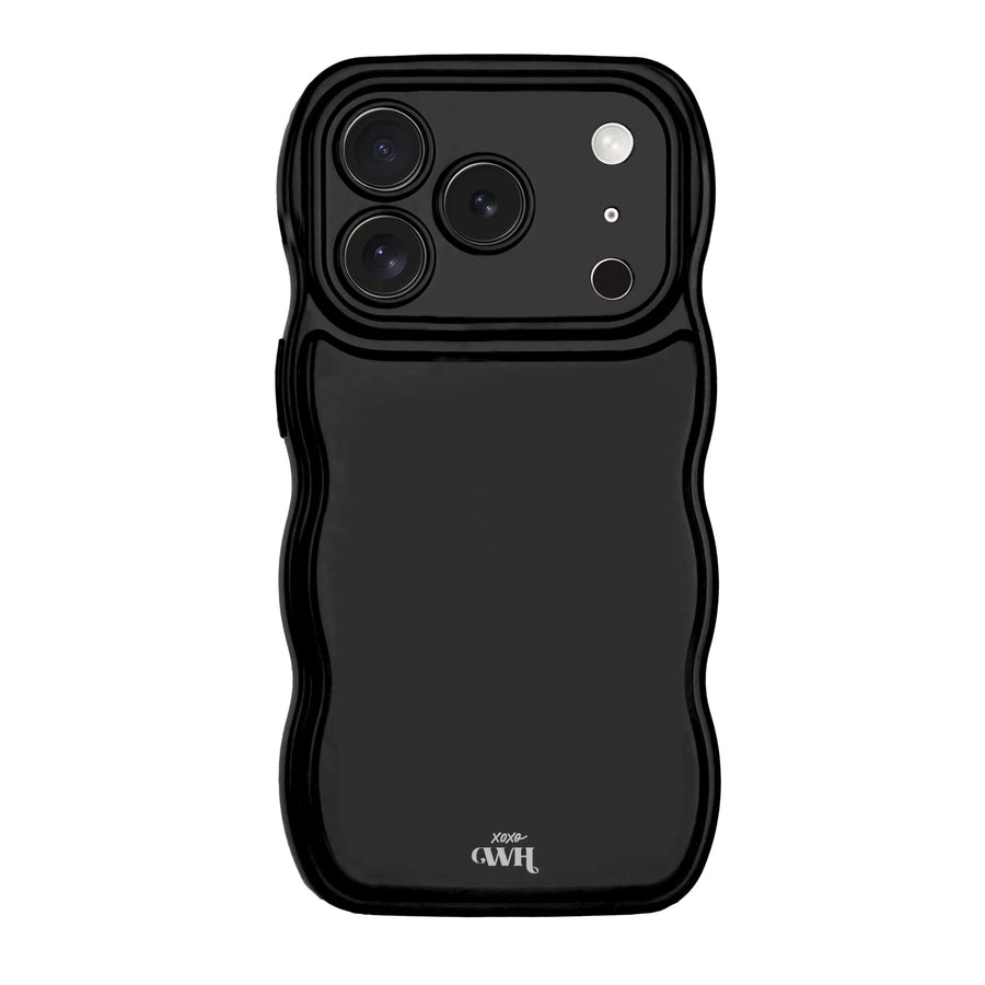 Glossy Wavy Case Black - iPhone 17 Pro