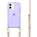 iPhone 12 - Rainbow Vibes Cord Case Purple