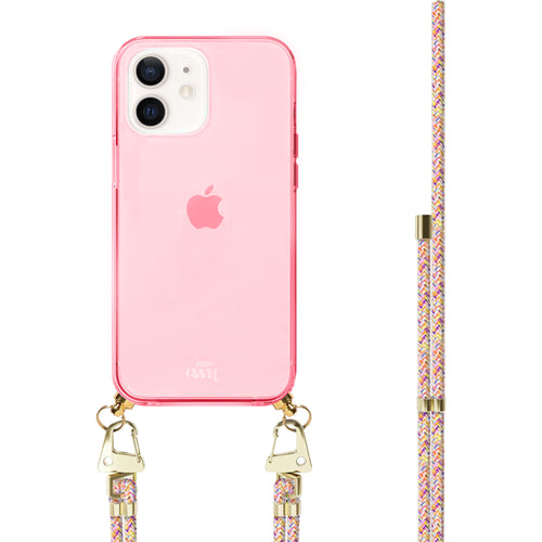 xoxo Wildhearts - iPhone 11 - Rainbow Vibes Cord Case Pink