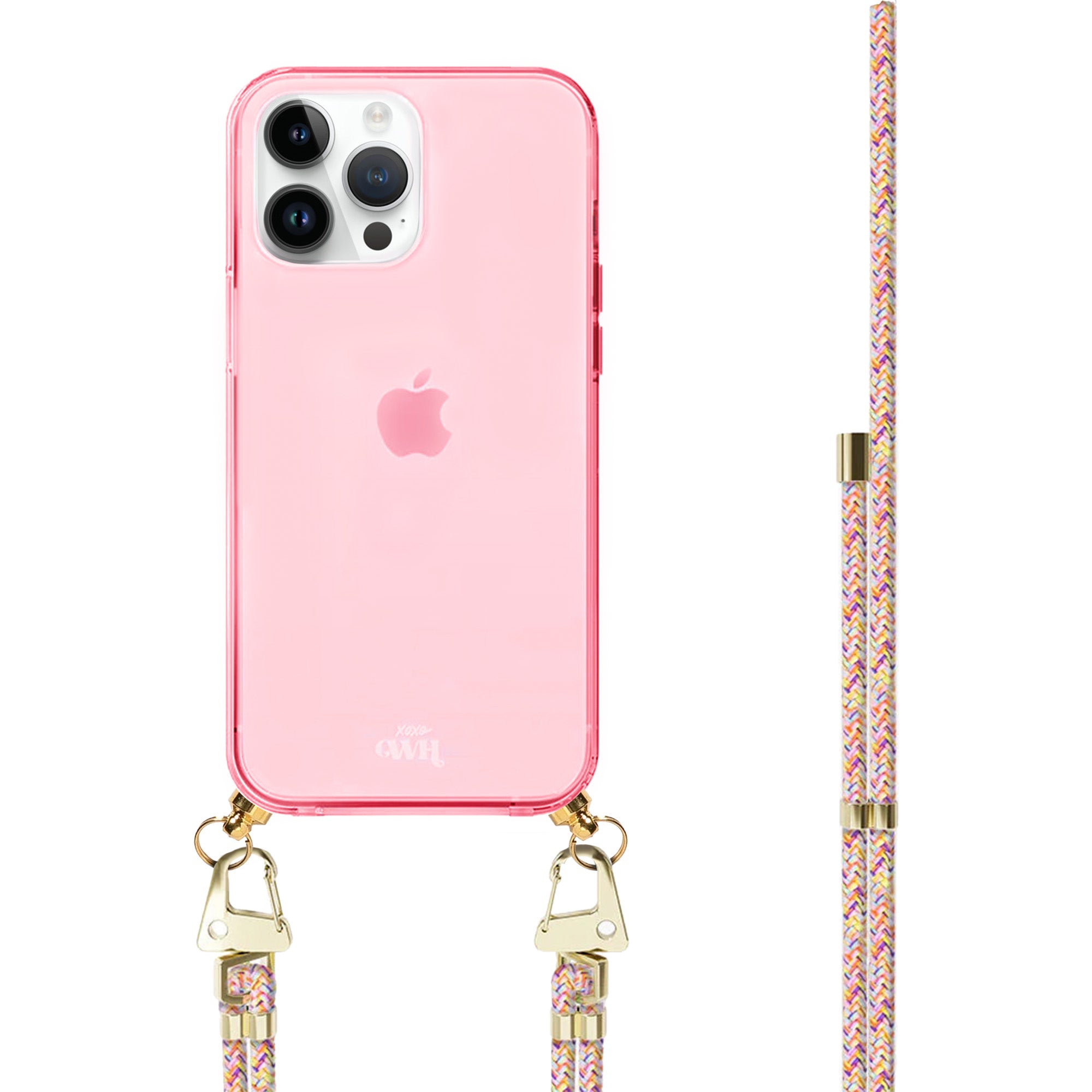 xoxo Wildhearts - Rainbow Vibes Cord Case Pink