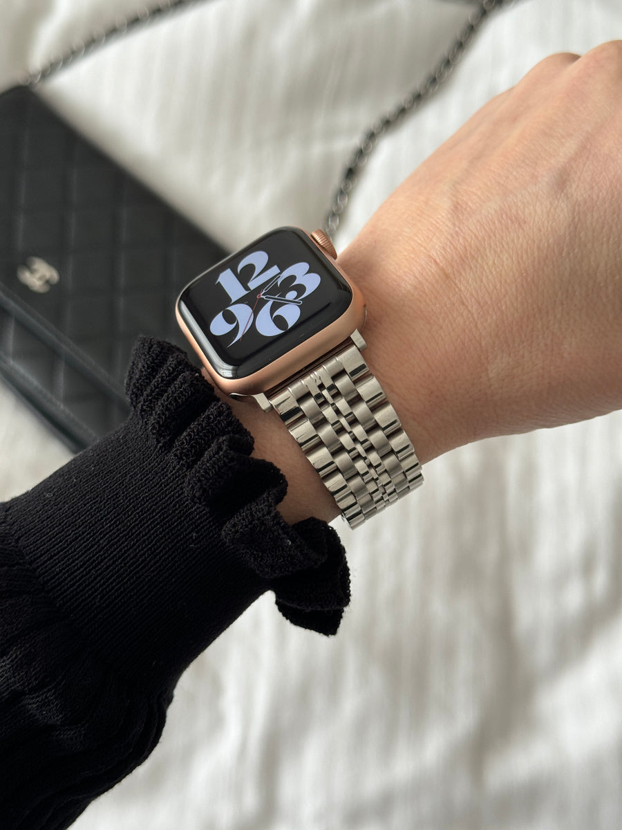 Apple Watch stalen bandje zilver