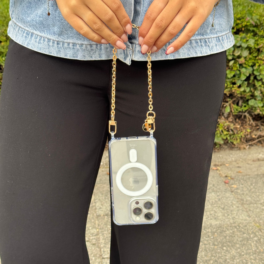 xoxo Wildhearts iPhone 17 Pro Max - Dreamy MagSafe Cord Case - Short cord