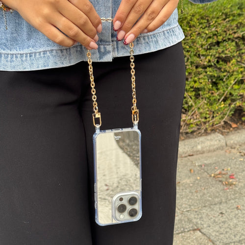 xoxo Wildhearts iPhone 13 Pro - Dreamy Mirror Cord Case - Short cord