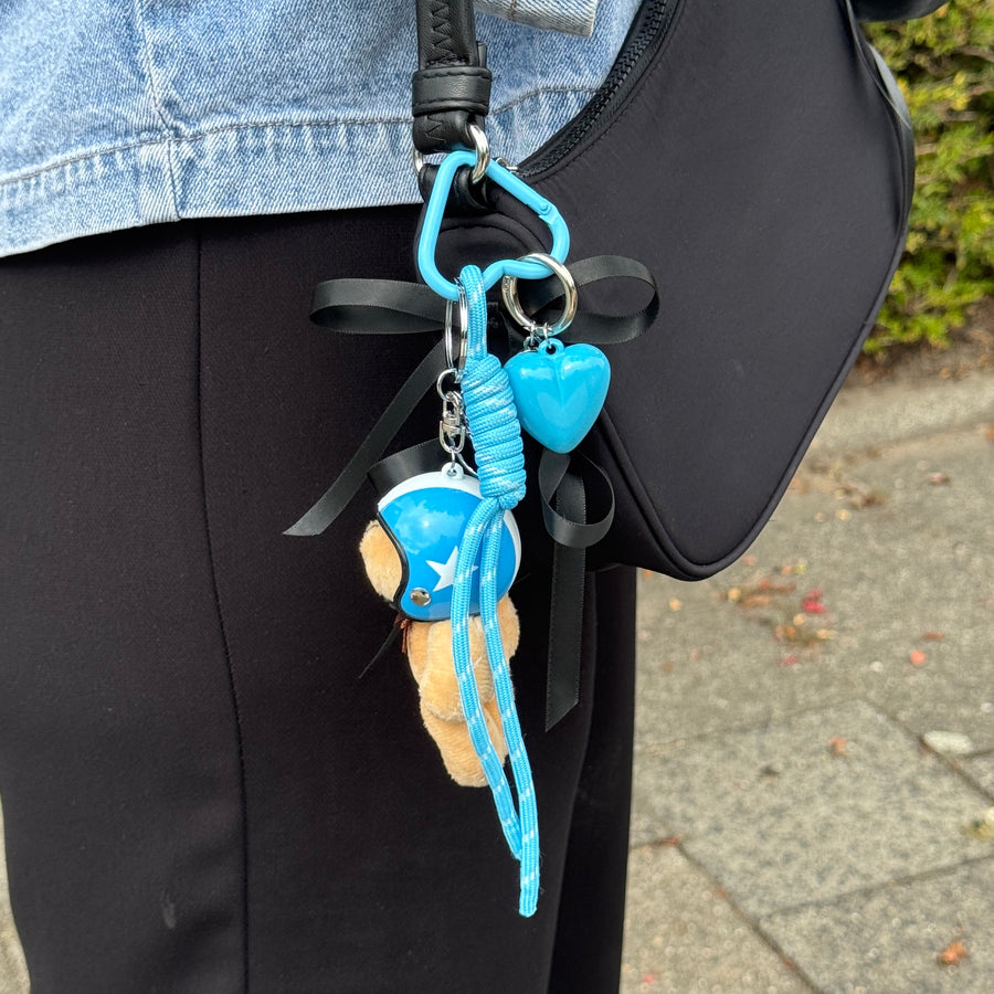 Bag Charm - Berry Pilot - Blue