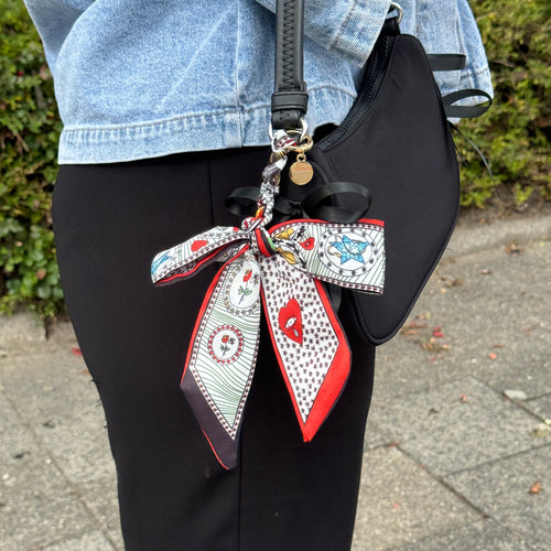 xoxo Wildhearts Bag Charm - Parisian Bow - Kiss