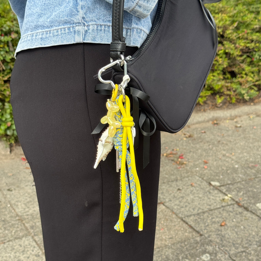 Bag Charm - Starfish - Yellow