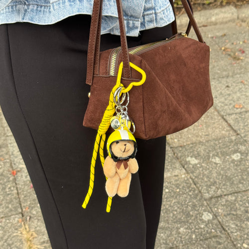 xoxo Wildhearts Bag Charm - Berry Pilot - Yellow