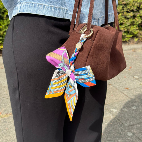 xoxo Wildhearts Bag Charm - Parisian Bow - Purple
