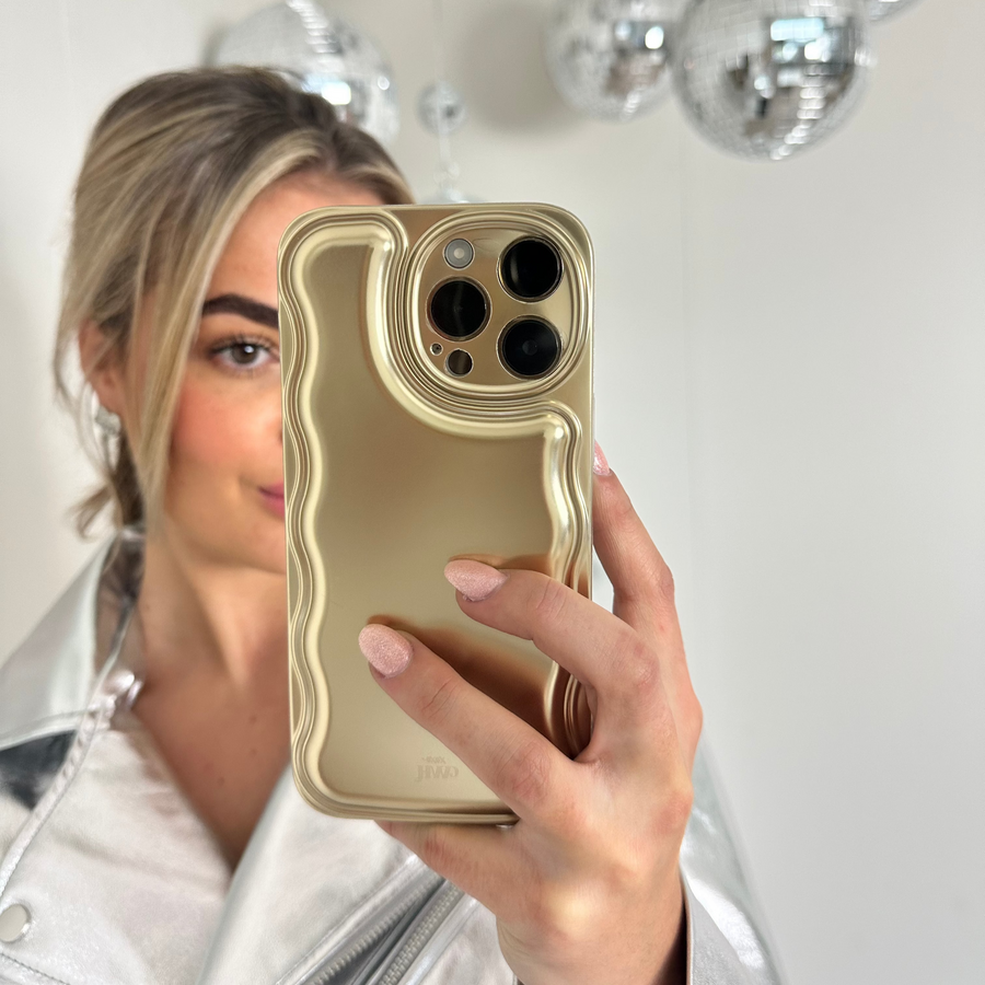 Wavy case Gold