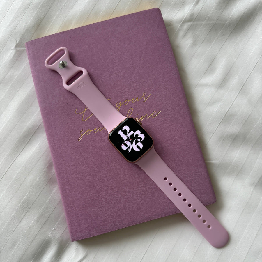xoxo Wildhearts - Apple Watch siliconen bandje roze - 38/40/41/42mm