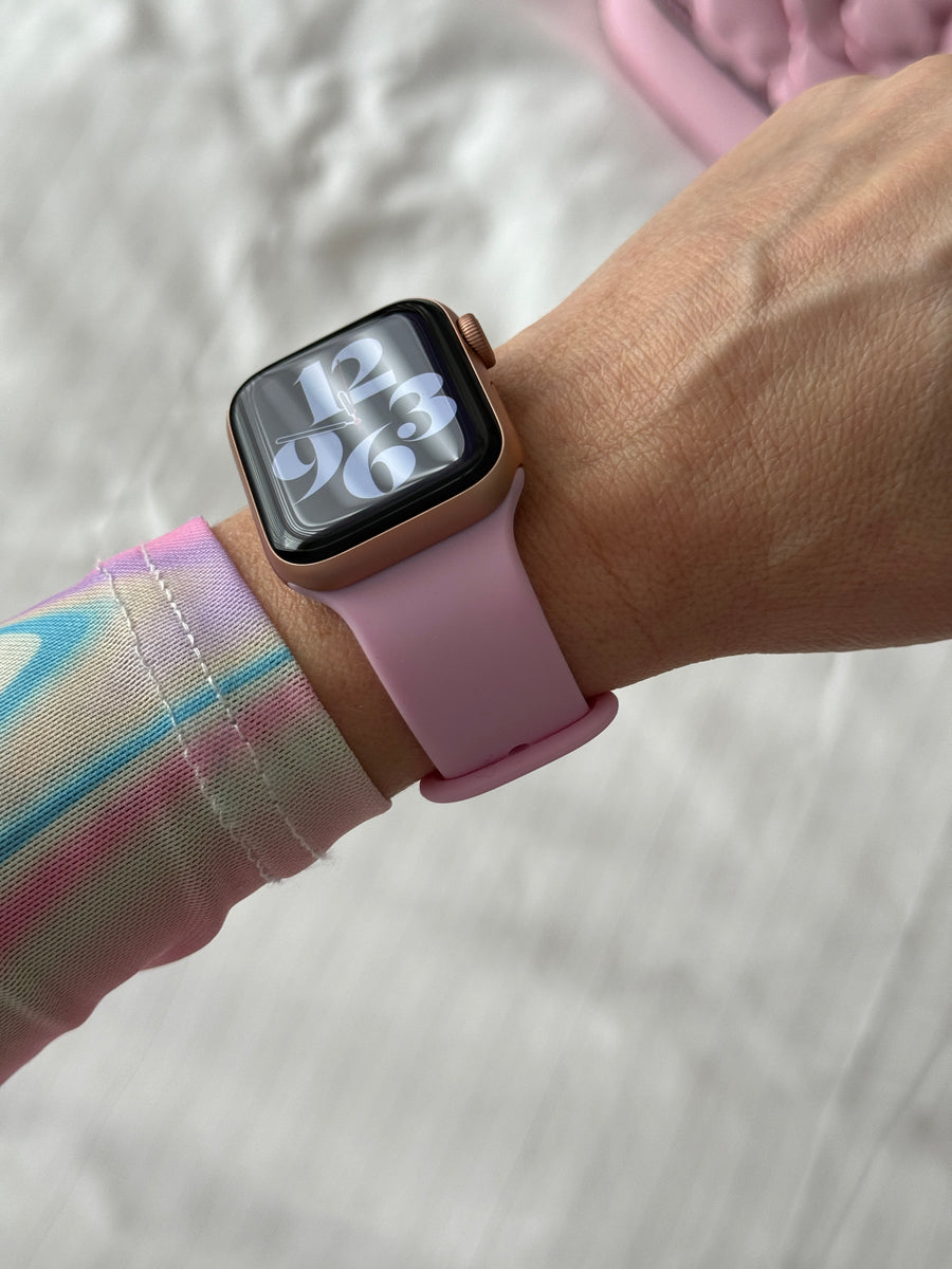 Apple Watch Silikonband Pink