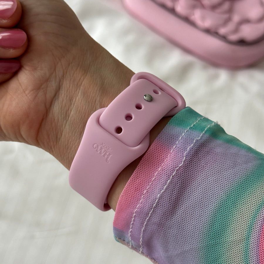 Apple Watch Silikonband Pink