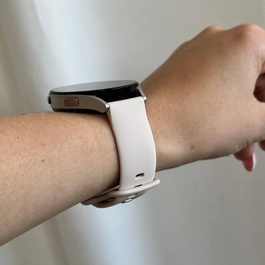 xoxo Wildhearts - Amazfit GTS 3 siliconen bandje (beige)