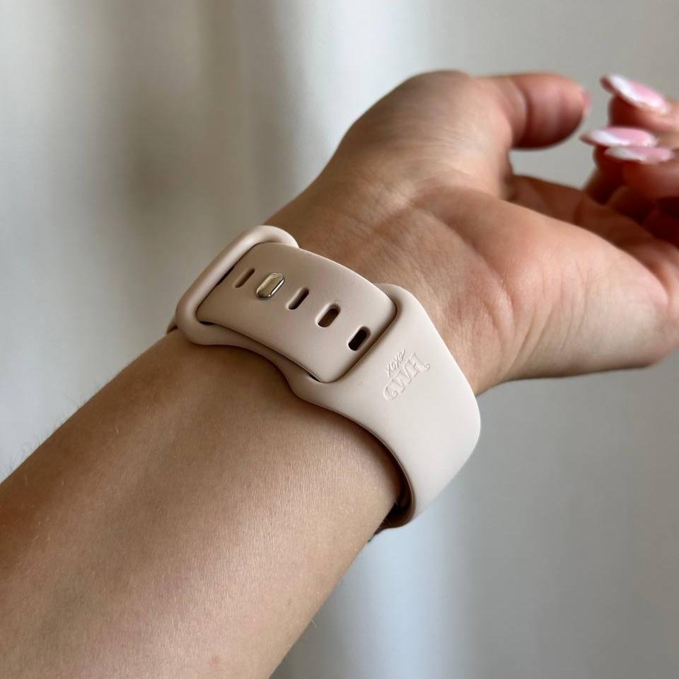 xoxo Wildhearts - Amazfit GTS 3 siliconen bandje (beige)