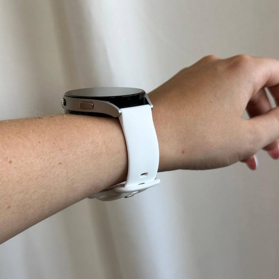 xoxo Wildhearts - Siliconen (22mm) bandje wit