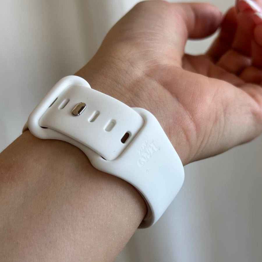 xoxo Wildhearts - Amazfit GTS 3 siliconen bandje (wit)