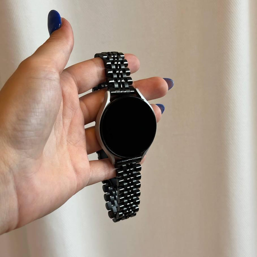 xoxo Wildhearts - Samsung Galaxy Watch 3 45mm stalen bandje (zwart)