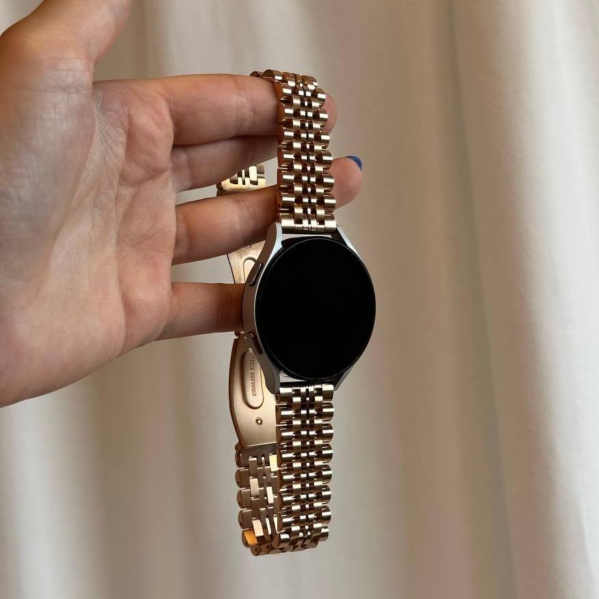 xoxo Wildhearts - Stalen (20mm) bandje rosé goud