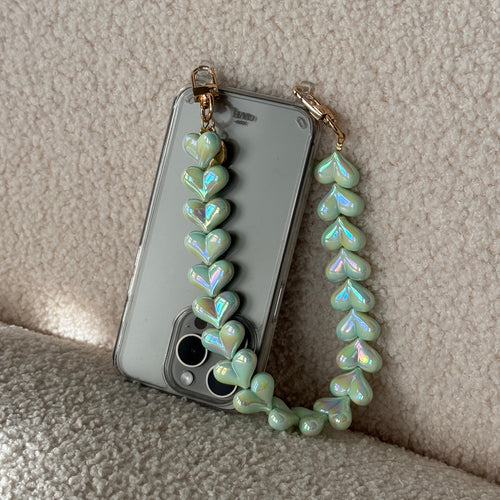 xoxo Wildhearts Funky Hearts Charm Cord (Green Metallic)