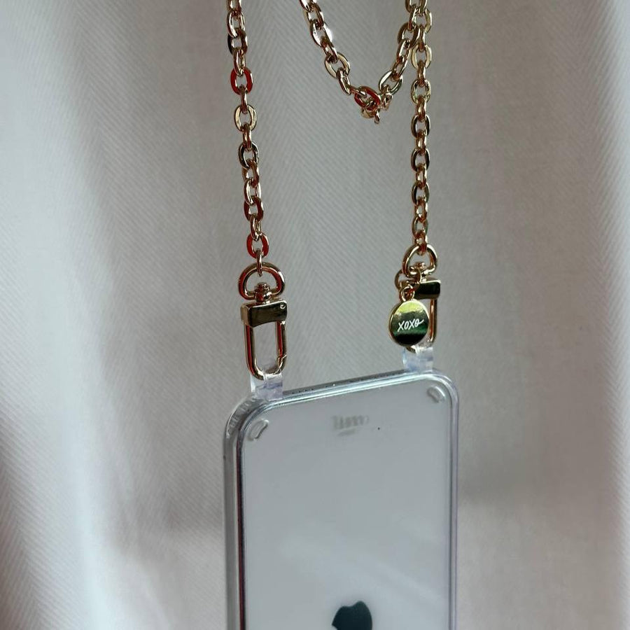 xoxo Wildhearts - iPhone 12 Pro - Dreamy Transparant Cord Case - Long Cord