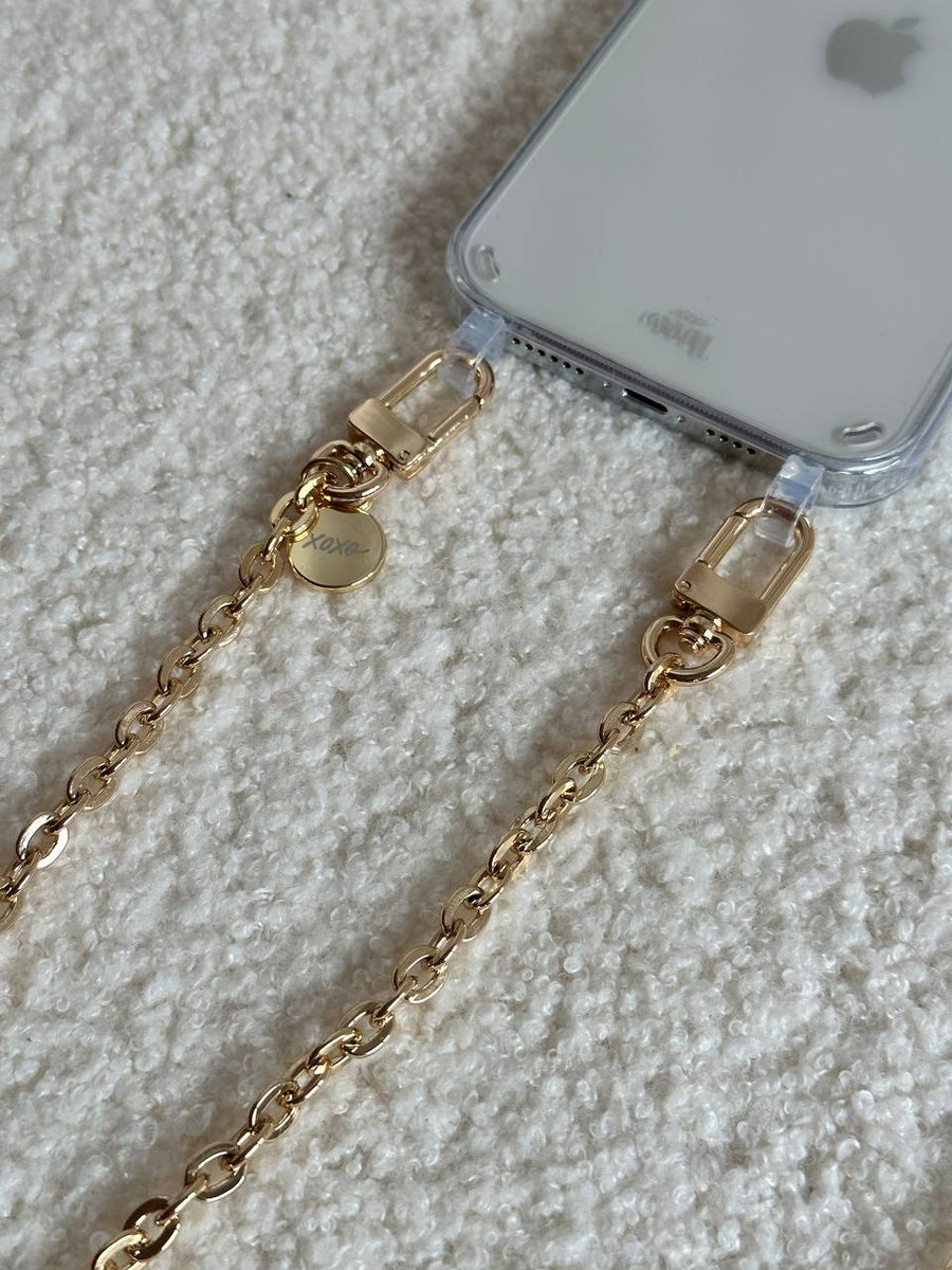 iPhone 15 - Dreamy Transparant Cord Case - Long Cord