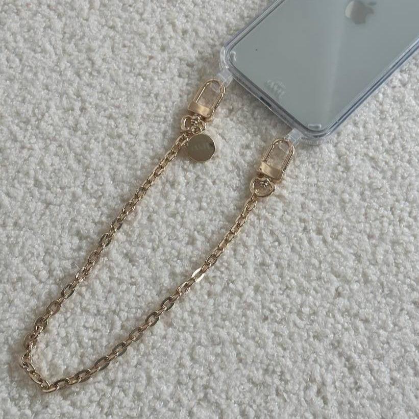 xoxo Wildhearts iPhone 17 - Dreamy Transparant Cord Case - Short Cord