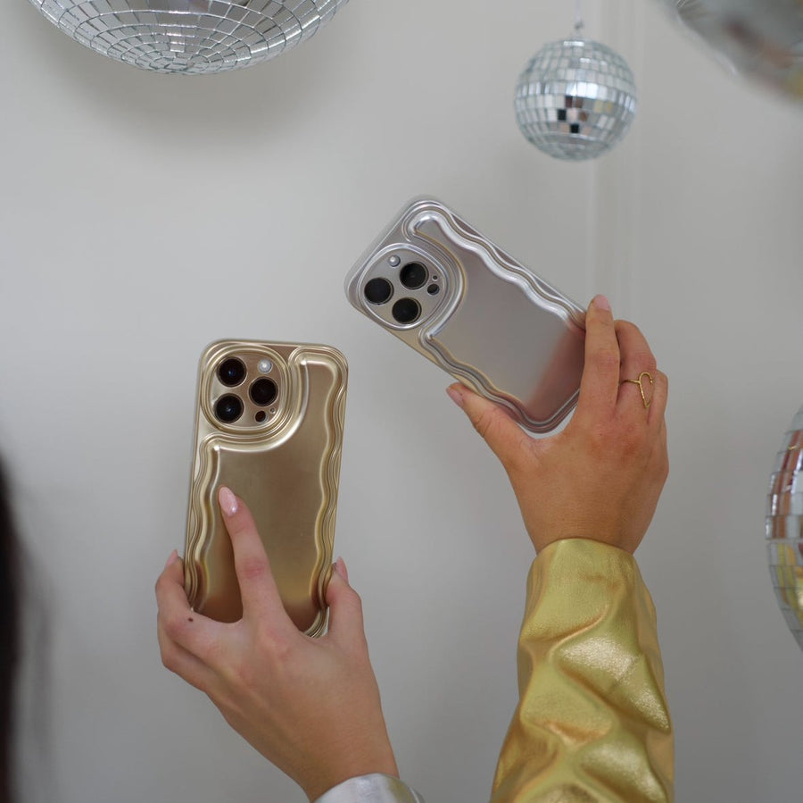 xoxo Wildhearts - Wavy case Silver - iPhone 12 Pro