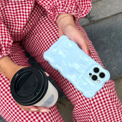Bubbly case Ice Blue - iPhone 15 Plus