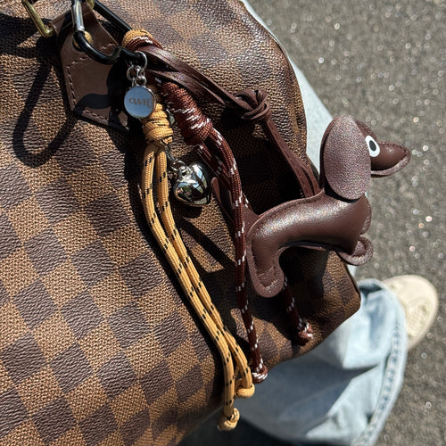 xoxo Wildhearts Bag Charm - Puppy Love - Brown