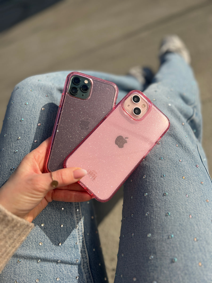 Sparkle Away Pink - iPhone X/Xs