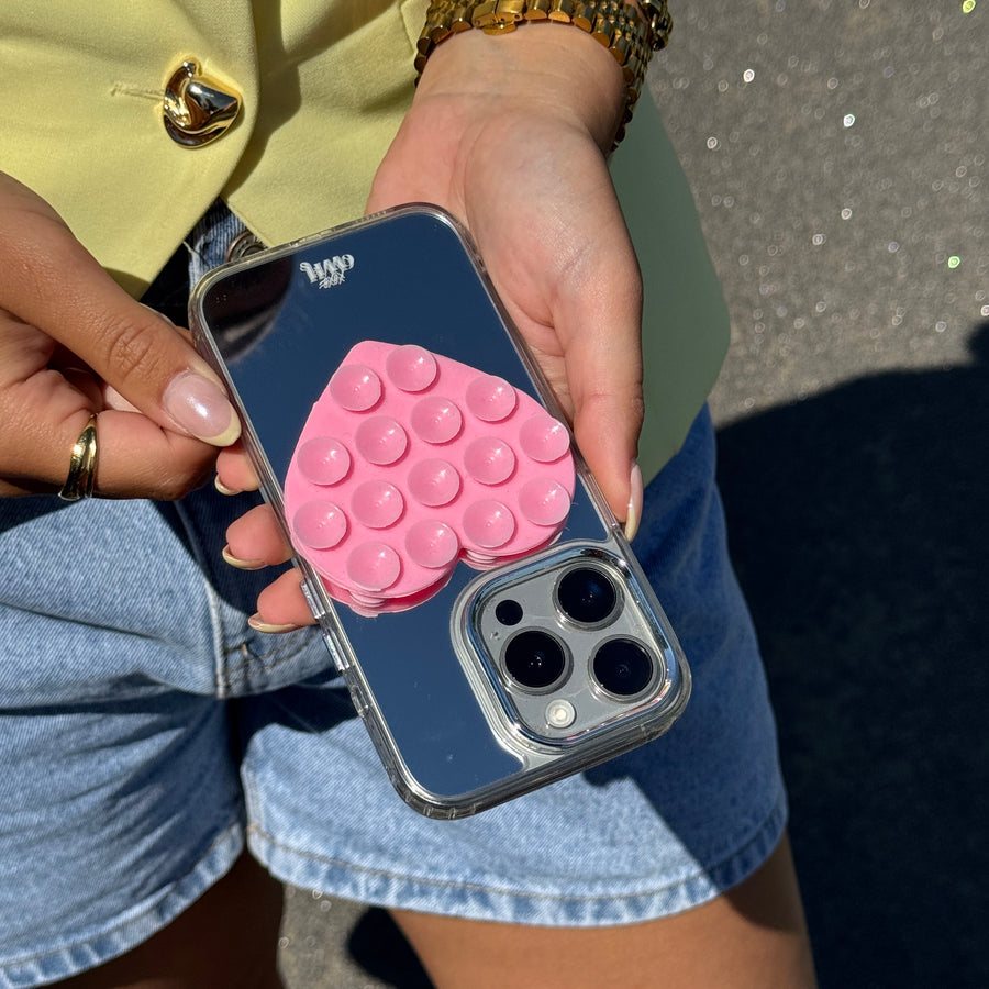 Stick On Me Heart (Double-sided) - Pink