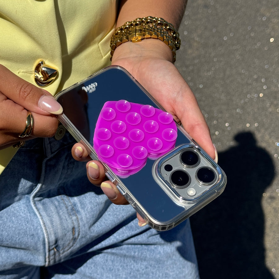 Stick On Me Heart (Double-sided) - Purple