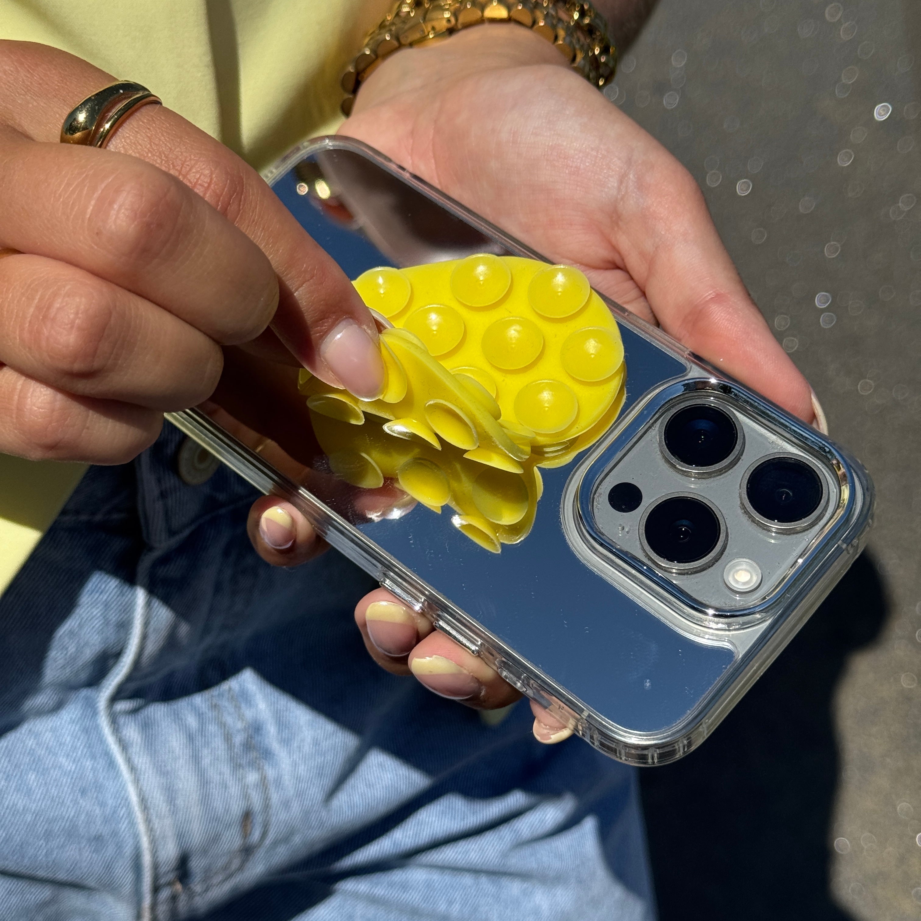 xoxo Wildhearts Stick On Me Heart (Double-sided) - Yellow