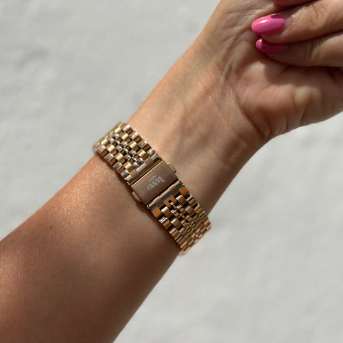 xoxo Wildhearts - Stalen (22mm) bandje rosé goud