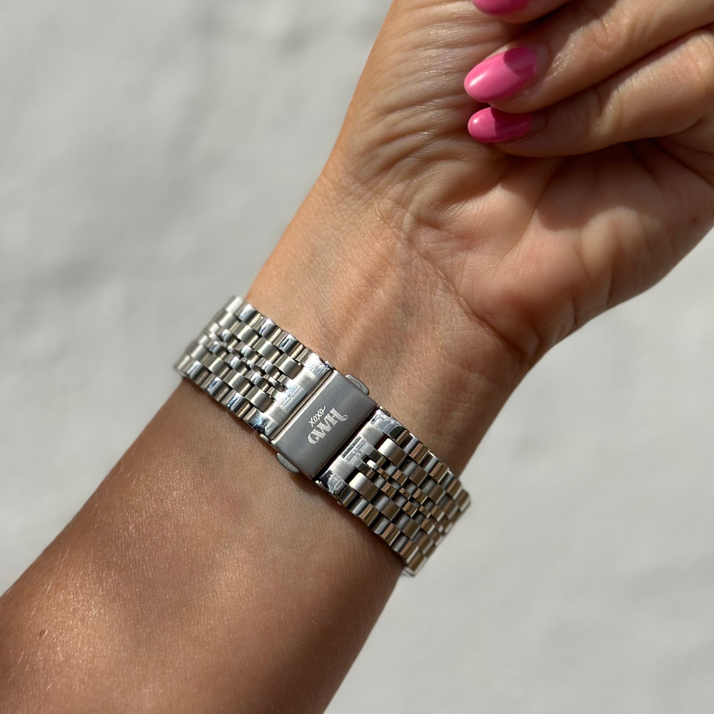 xoxo Wildhearts - Stalen (22mm) bandje zilver