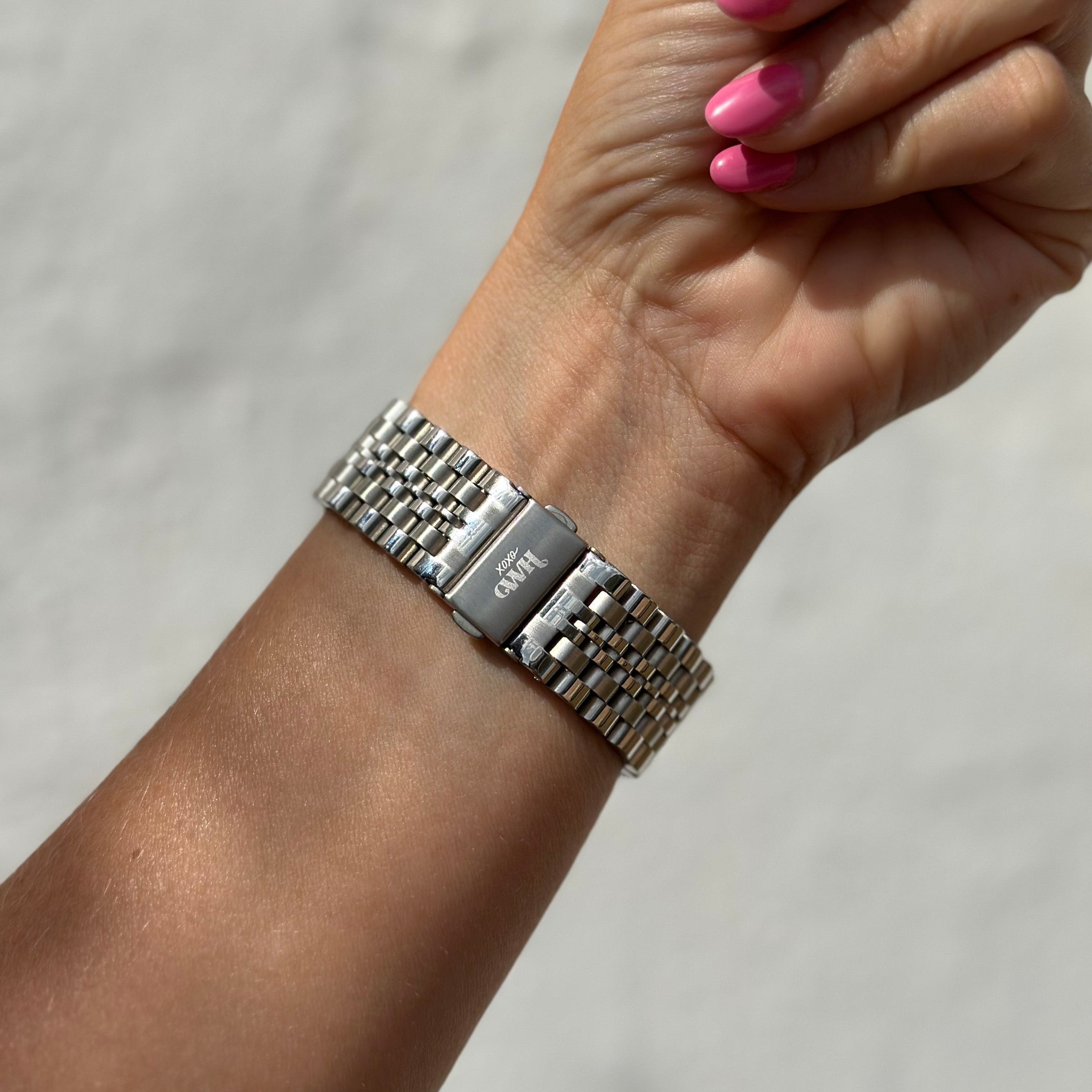 xoxo Wildhearts - Amazfit GTR 4 stalen bandje (zilver)