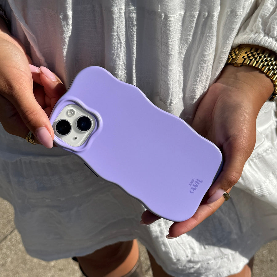 Wavy Case Purple - iPhone 15 Pro Max