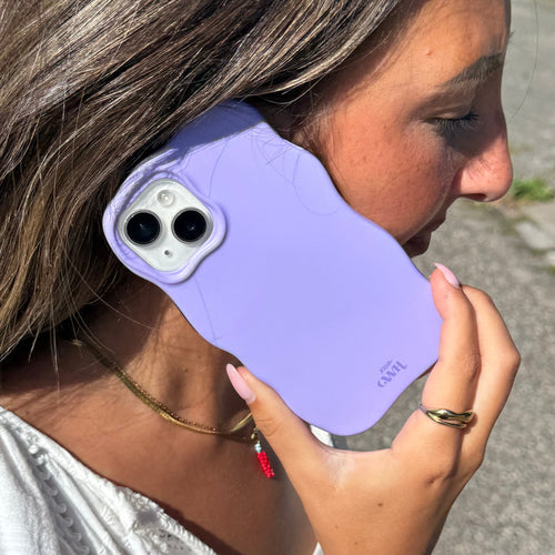 xoxo Wildhearts Wavy Case Purple - iPhone 14 Pro Max